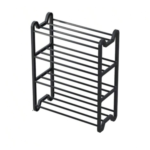 Organizator Vertical Pantofi 8-14 Perechi - Alb, Compact 48x24x80cm, Ideal Dormitor si Dressing