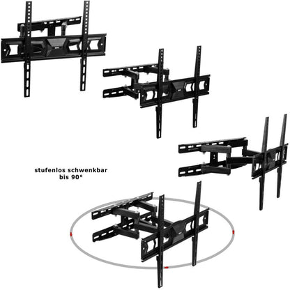 Suport TV de perete 40-80, Reglabil, Negru vesa 600x400mm