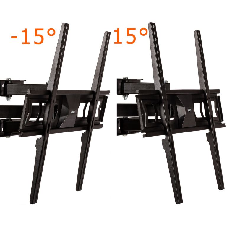 Suport TV de perete 40-80, Reglabil, Negru vesa 600x400mm