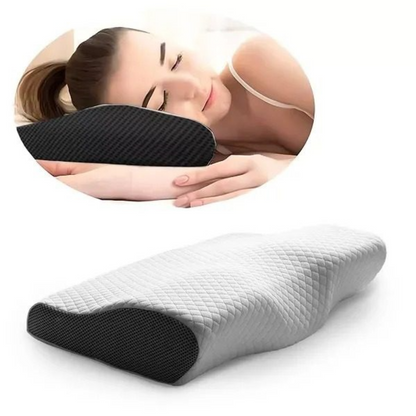 Perna Ergonomica din Spuma cu Memorie - Design in Unda pentru Gat si Cap