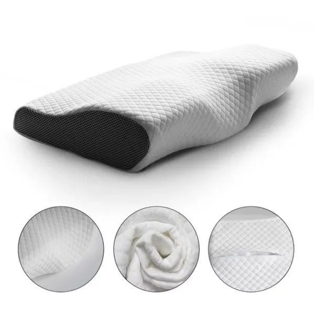 Perna Ergonomica din Spuma cu Memorie - Design in Unda pentru Gat si Cap - 7