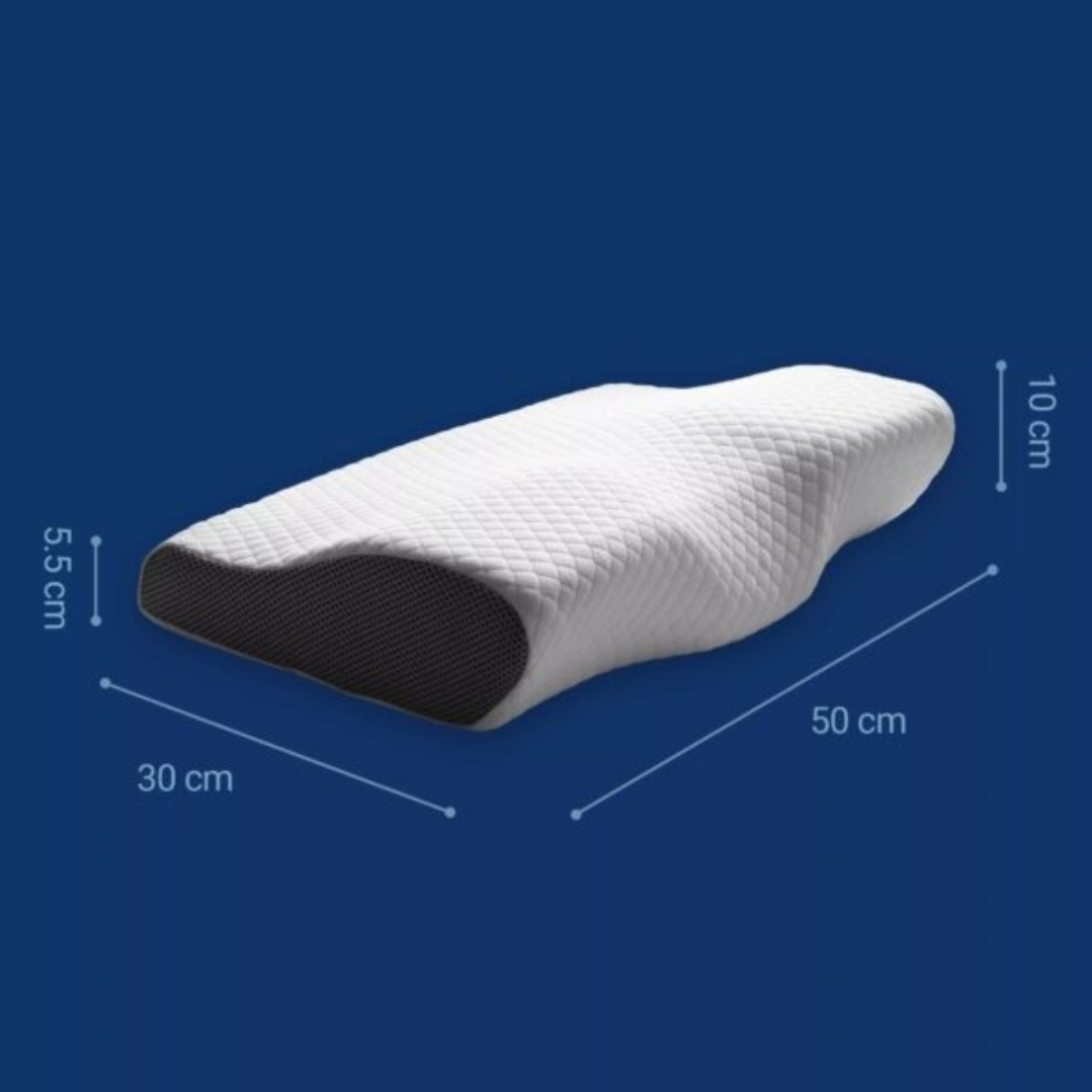 Perna Ergonomica din Spuma cu Memorie - Design in Unda pentru Gat si Cap - 8