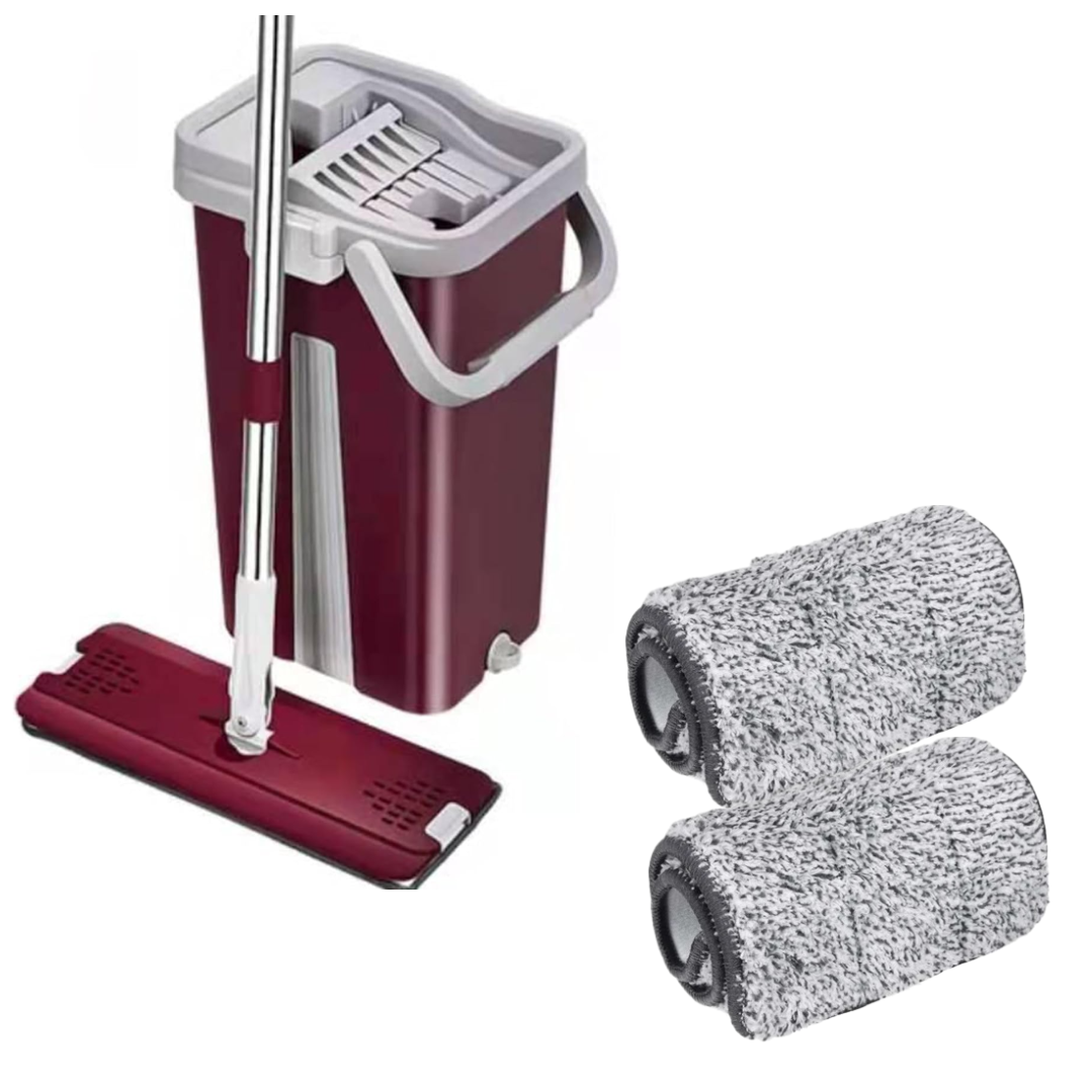 Set Mop cu Galeata si Storcator + 2 Rezerve Microfibra - Curatenie Profesionala - 8