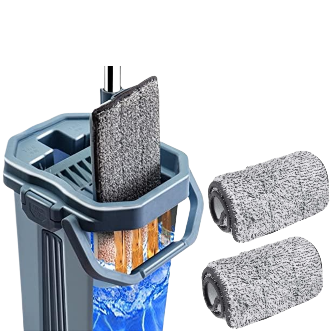 Set Mop cu Galeata si Storcator + 2 Rezerve Microfibra - Curatenie Profesionala