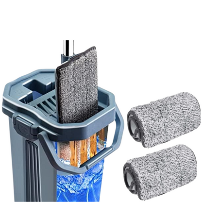 Set Mop cu Galeata si Storcator + 2 Rezerve Microfibra - Curatenie Profesionala