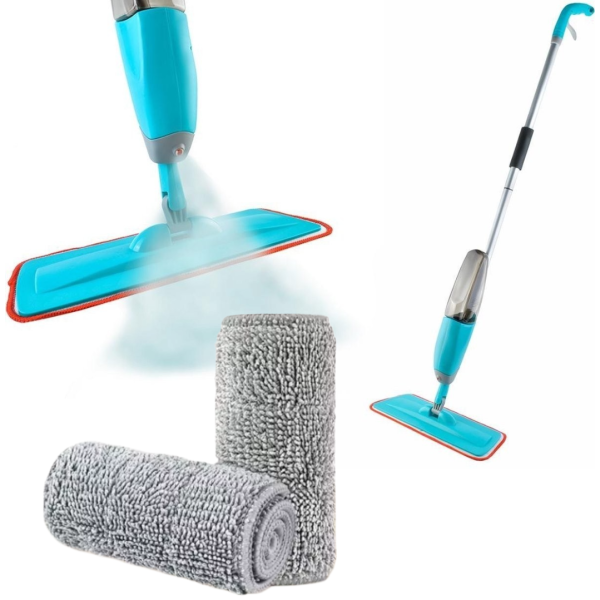 Mop Multifunctional cu Absorbtie Superioara si Coada Telescopica din Otel Inoxidabil