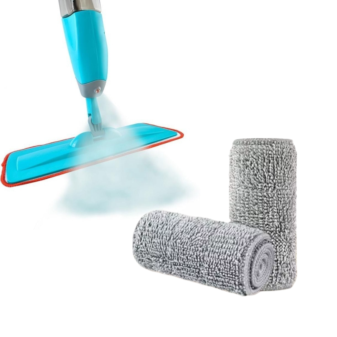 Mop cu Pulverizator si Microfibre - Set Complet cu 2 Rezerve si Rezervor 600ml - 6