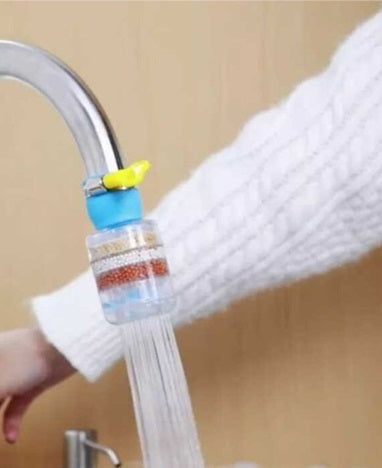 Set 2 Filtre Purificatoare Apa Robinet cu Carbune Activat - Purificare 6 Straturi