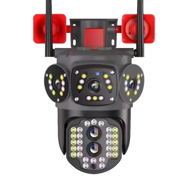 Camera de Supraveghere IP Smart WiFi cu Lentila Duala si IR - Alarma Miscare si Microfon - 6