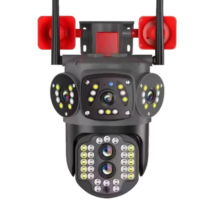 Camera de Supraveghere IP Smart WiFi cu Lentila Duala si IR - Alarma Miscare si Microfon - 6
