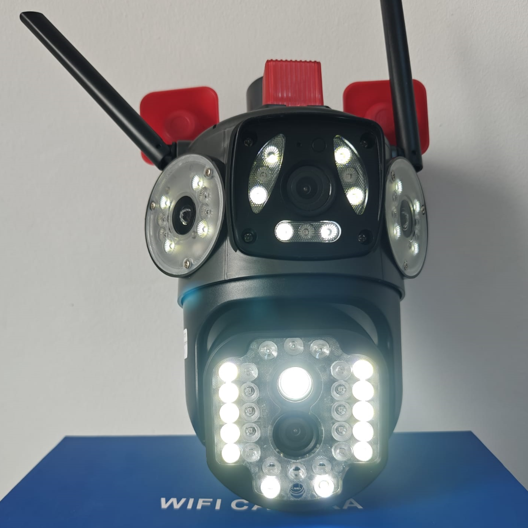 Camera Supraveghere WiFi Exterior HD PTZ cu 3 Ecrane, Vedere Nocturna, Audio Bidirentional si Stocare Cloud - 16