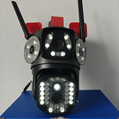 Camera Supraveghere WiFi Exterior HD PTZ cu 3 Ecrane, Vedere Nocturna, Audio Bidirentional si Stocare Cloud - 17