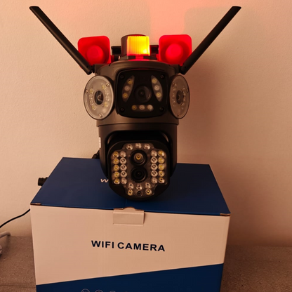 Camera Supraveghere WiFi Exterior HD PTZ cu 3 Ecrane, Vedere Nocturna, Audio Bidirentional si Stocare Cloud - 19