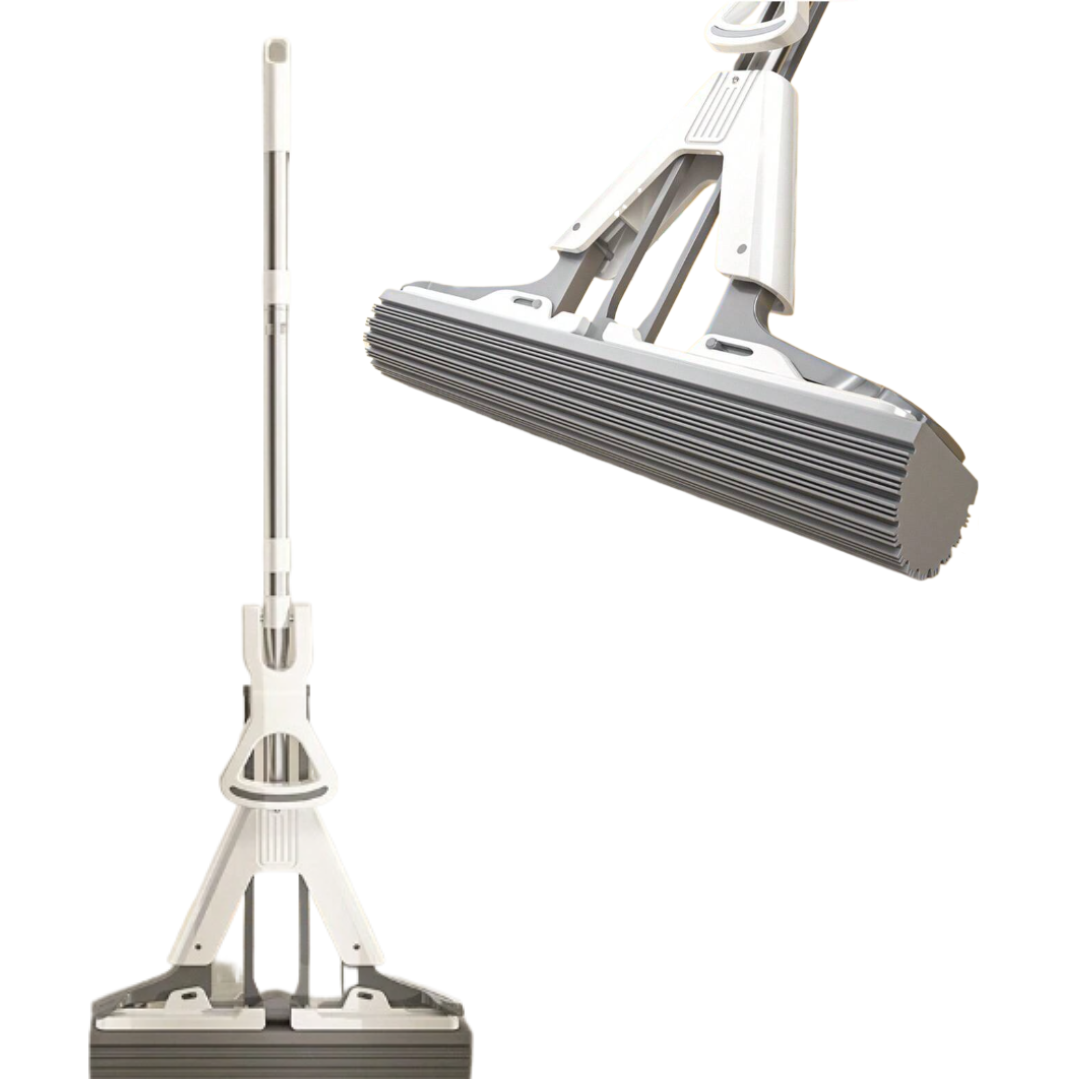 Mop PVA Super Absorbant cu Maner Telescopic + 2 Rezerve - Curatare Profesionala Multisuprafata