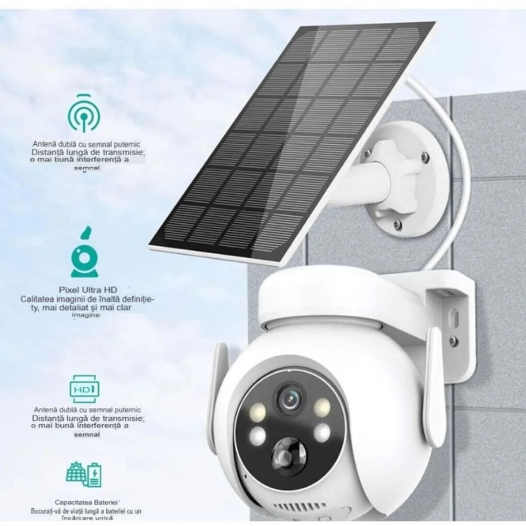 Camera de Securitate 4G Rotativa Full HD 5 MP