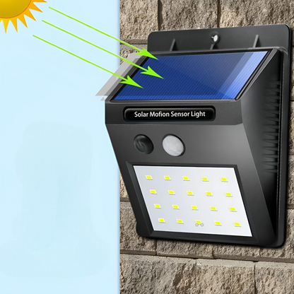 Lampa LED Solara cu Senzor Miscare - Montaj Fara Cabluri, Rezistenta la Intemperii