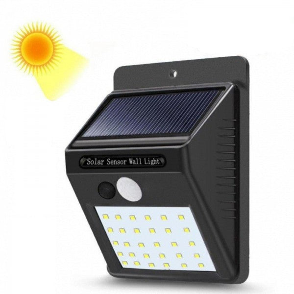 Set 2 Lampi Solare LED de Perete - Iluminat Exterior Rezistent la Intemperii IP55