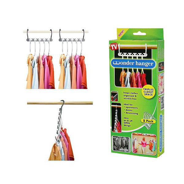 Set 2 Umerase Organizatoare pentru Pantaloni - Economiseste Spatiu in Dulap - 5