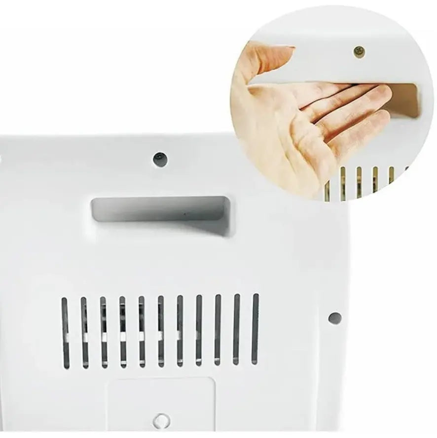 Radiator Electric cu Aer Cald - 2 Trepte Incalzire, Design Modern Alb