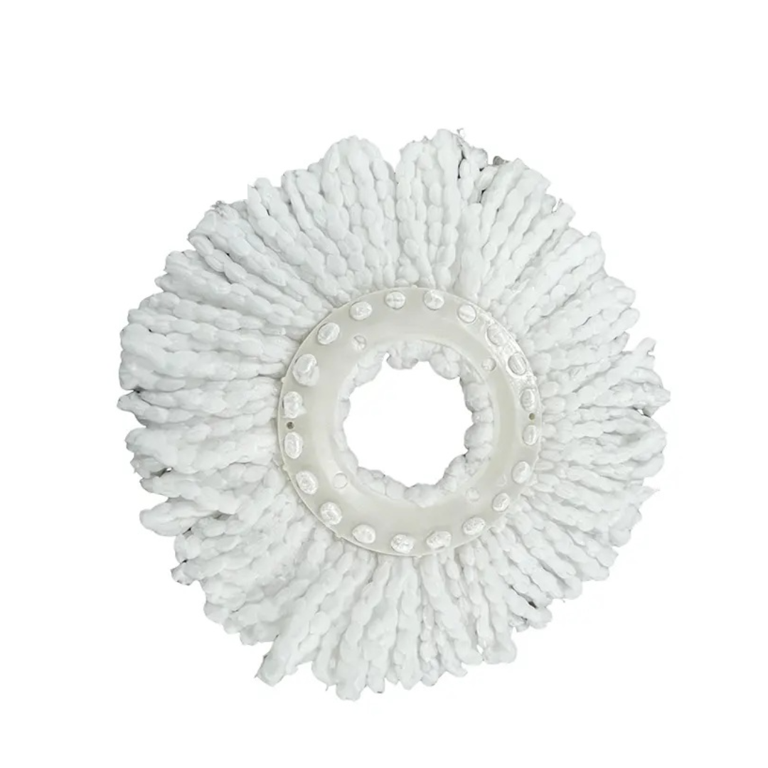 Mop Rotativ cu Galeata 8L si Sistem de Stoarcere - Set Complet cu 2 Rezerve Microfibra