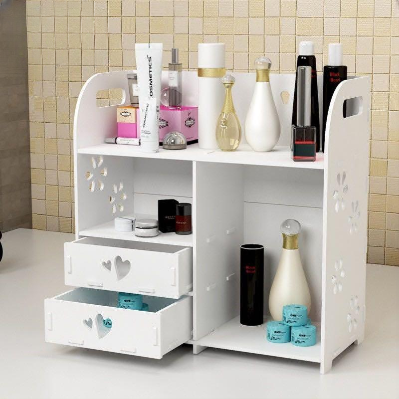 Organizator Multifunctional cu Sertare pentru Birou si Cosmetice - Depozitare Compacta si Eleganta