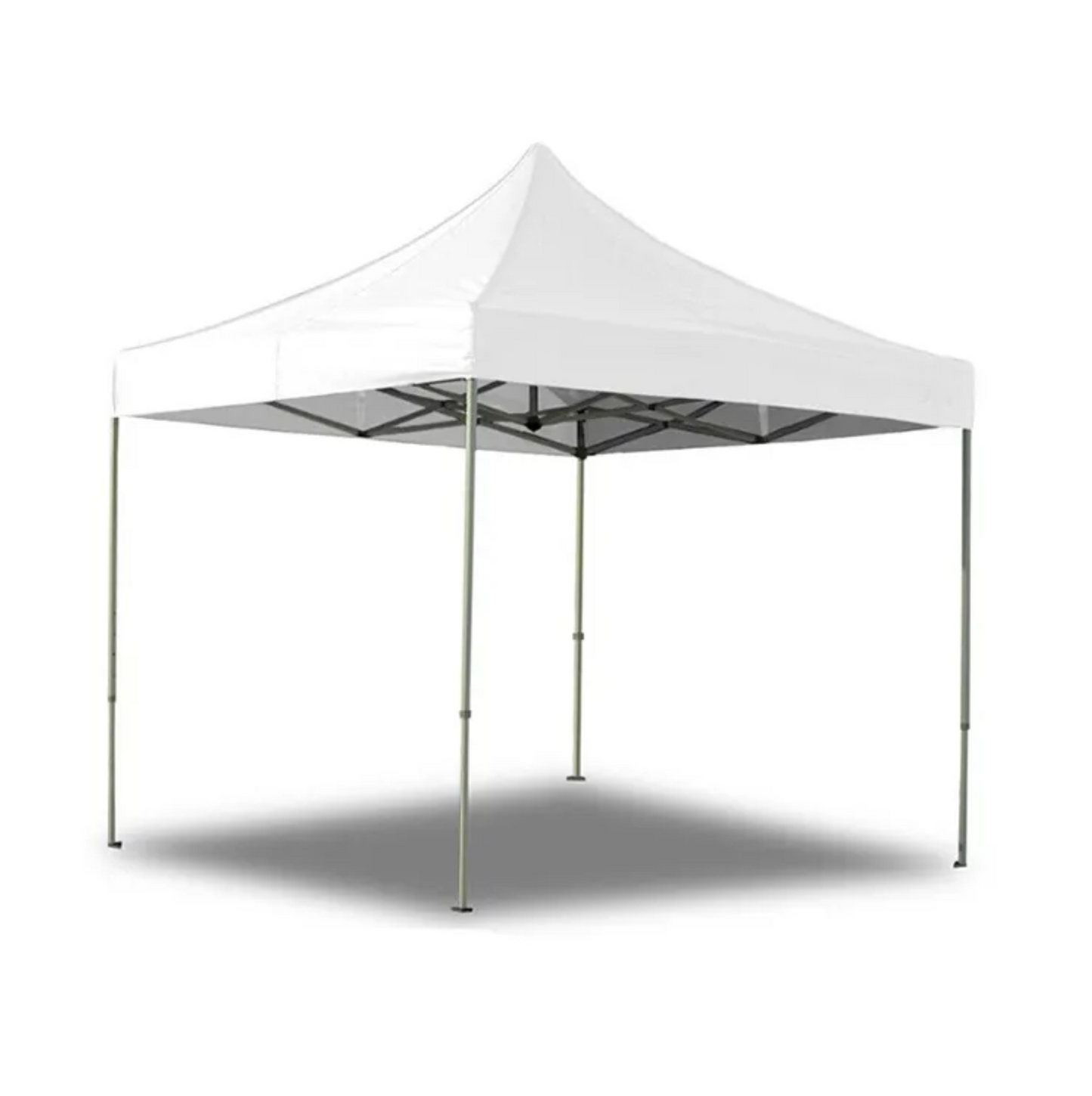 Pavilion Pliabil de Gradina 3x3m - Cadru Metalic Rezistent, Alb, Montaj Rapid