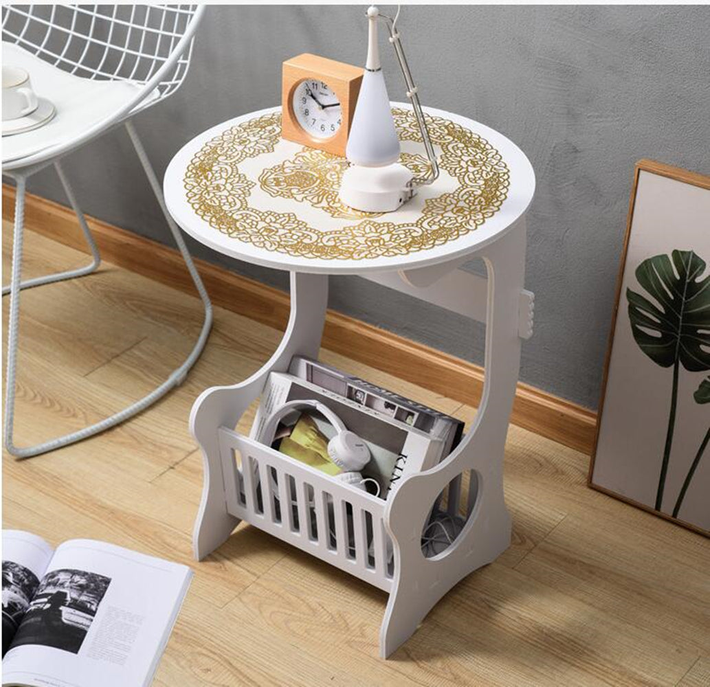 Masuta Cafea cu Suport Reviste - Design Modern, Functionalitate Dubla
