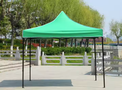 Pavilion Pliabil 3x3m Verde - Cadru Metalic Rezistent, Rapid de Montat pentru Evenimente