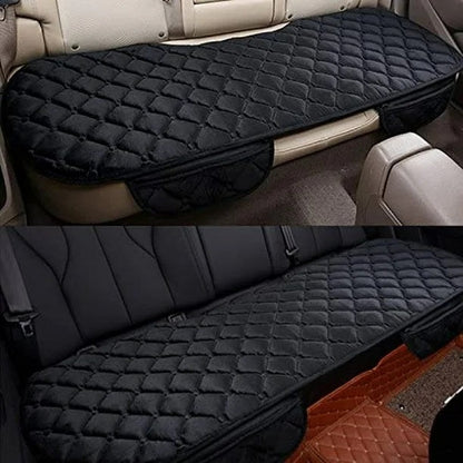 Set 3 Huse Auto Premium Universale - Scaune Fata + Bancheta, cu Buzunare Organizatoare, Negru
