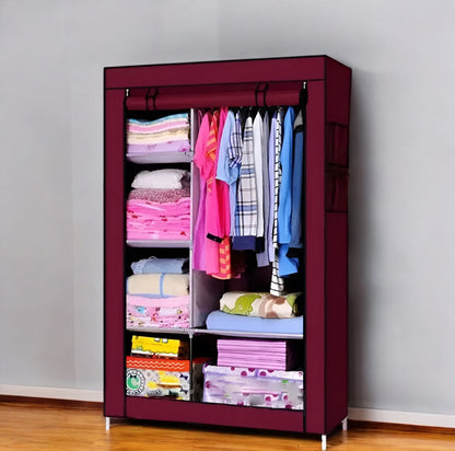 Dulap Textil Pliabil cu Fermoar - Organizare Optima Haine si Lenjerie