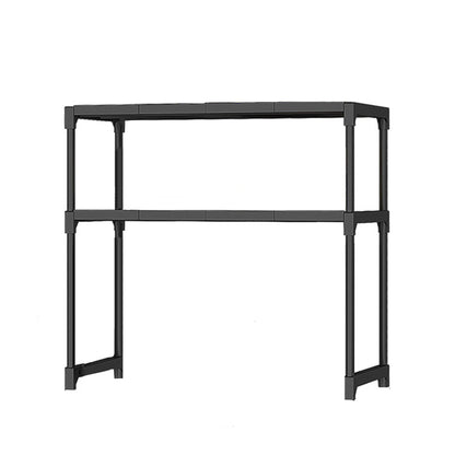 Raft Organizator Microunde cu 2 Etaje - Suport Multifunctional pentru Bucatarie