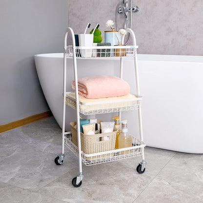 Etajera universala cu 3 rafturi pentru depozitare - Design compact si rezistent