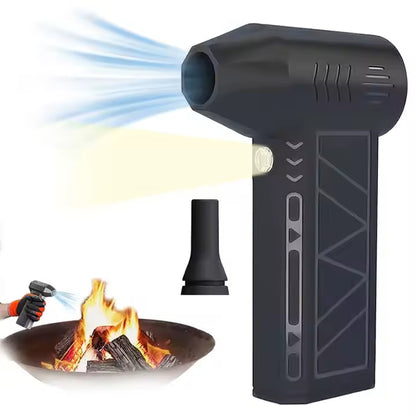 Suflanta Aer Comprimat Portabila 130.000 RPM cu Lanterna LED si 4 Trepte Viteza