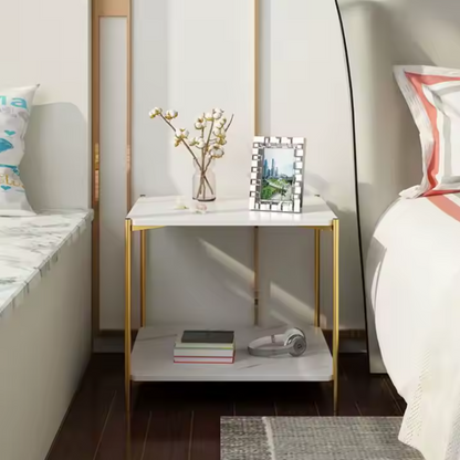 Masa de Cafea Patrata cu 2 Nivele - Design Modern pentru Living