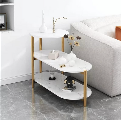 Masa de cafea moderna cu 3 spatii depozitare - Design decorativ inedit pentru living