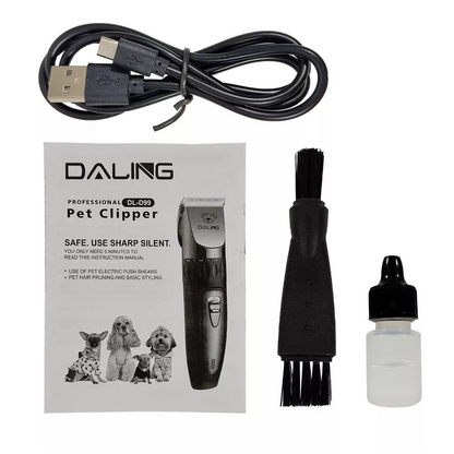 Aparat Profesional Tuns Caini cu Acumulator - Lama Titanium si Cutit Ceramic