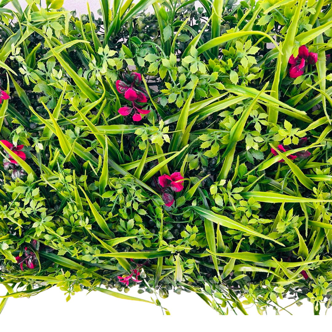 Panou Decorativ Plante Artificiale pentru Perete 40x60cm - Verde Natural
