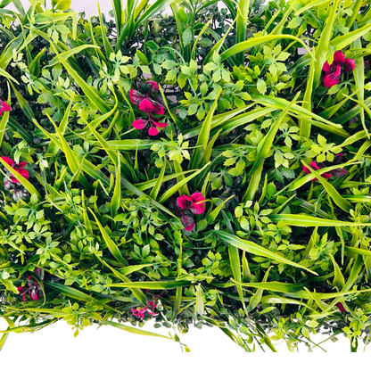 Panou Decorativ Plante Artificiale pentru Perete 40x60cm - Verde Natural