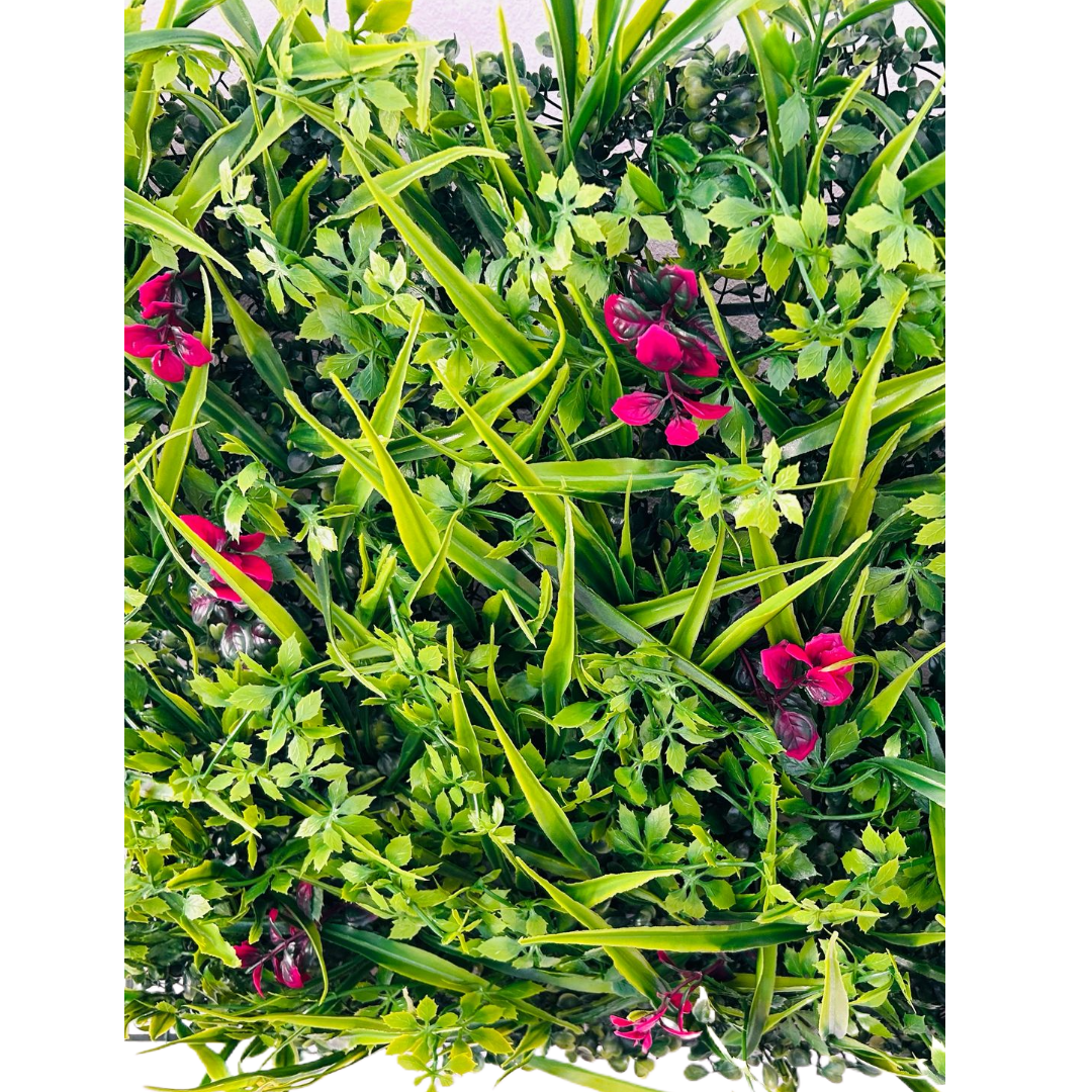 Panou Decorativ Plante Artificiale pentru Perete 40x60cm - Verde Natural