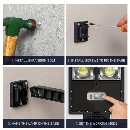 Lampa solară stradală 3000W 70 CM W789B-6