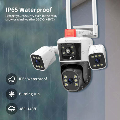 Camera alba tripla WIFI
