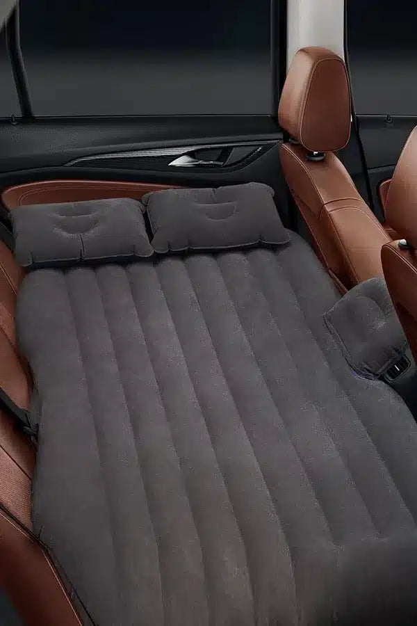 Saltea auto gonflabila cu pompa electrica inclusa, 145x95x45 cm, umflare rapida,