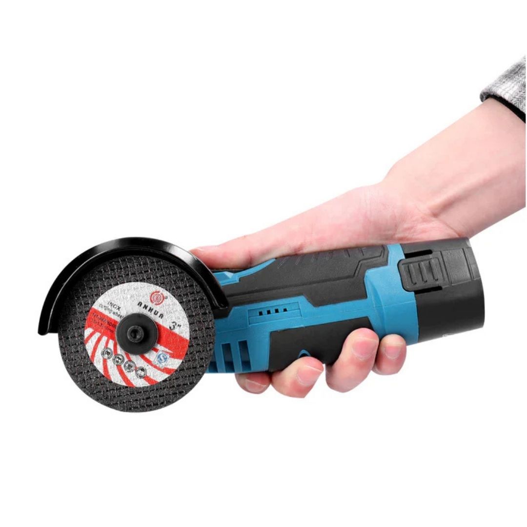 Set Mini Polizor si Flex cu 5 Discuri si 2 Acumulatori 48v