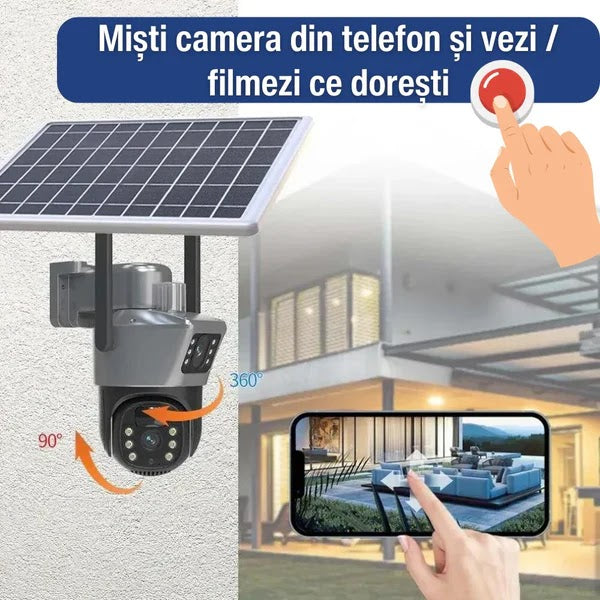 CAMERA LENSO DUBLA 4G+CARD 128GB