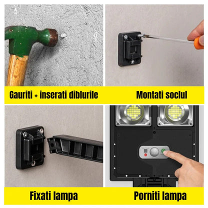 SET 2+1 LAMPA SOLARA 1200W