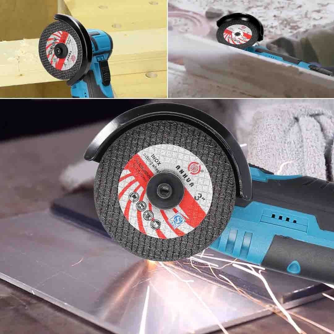 Set Mini Polizor si Flex cu 5 Discuri si 2 Acumulatori 48v