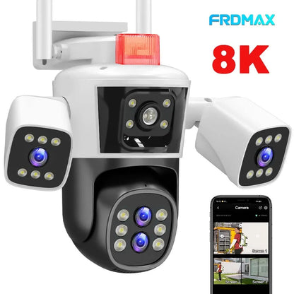 Camera alba tripla WIFI