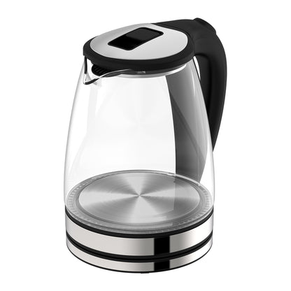 Fierbator Electric Portabil 1500W Sticla si Otel Inoxidabil - Fierbere Rapida Ceai si Cafea