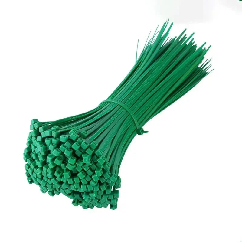 Set 100 Bride Plastic Rezistente 3.6x200mm - Organizare Cabluri si Fixare Profesionala