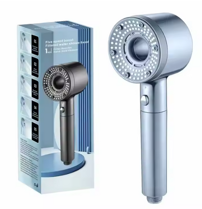 Cap de dus cu filtru avansat - 5 moduri ajustabile, presiune ridicata, elimina clorul - Material premium durabil